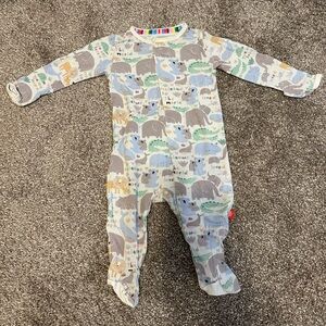 Magnetic Me Multicolor Animal Print Footie